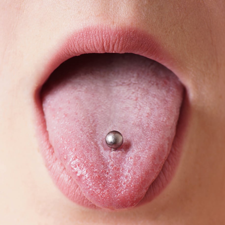 Tongue Piercing View 